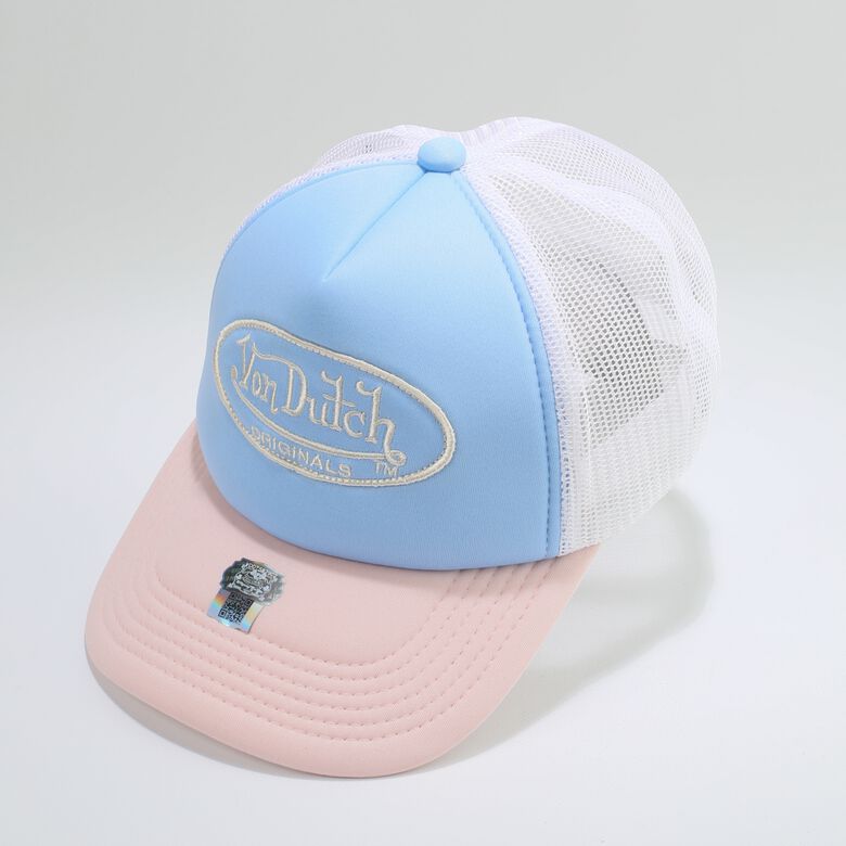 Kaufen G&#253;nstig Von Dutch Originals -Trucker Tampa Cap, blue/pink F0817666-01283
